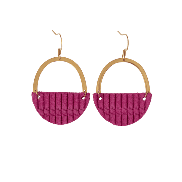 Buy NEON HOT PINK Hoop Earrings 50mm Circle Size - Bright Flourescent,  Vibrant Colors Online at desertcartINDIA