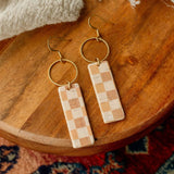 Checkered Mia Earrings