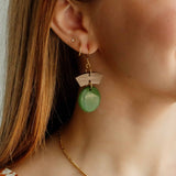 Green Willow Earrings