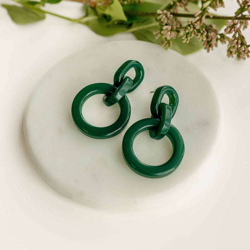 Green Hali Earrings