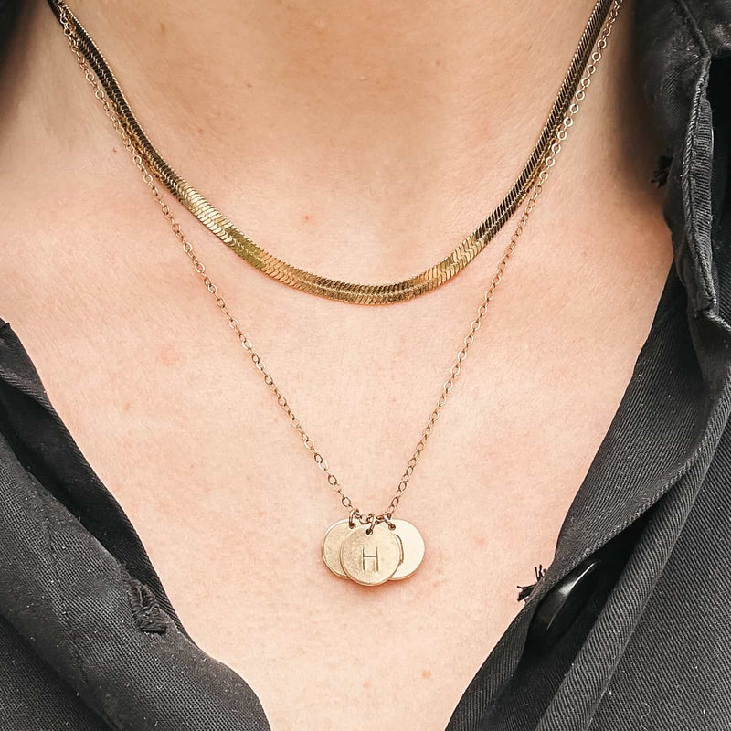 Kate Herringbone Chain Necklace