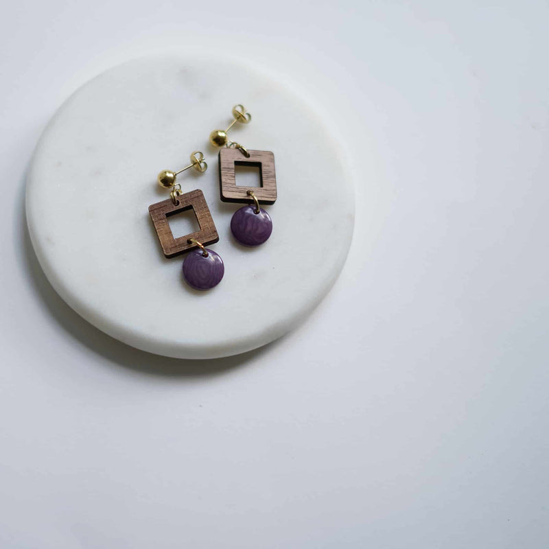 Lilac Hazel Earrings