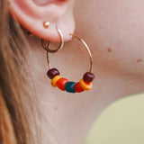 Sunrise Ellen Hoop Earrings