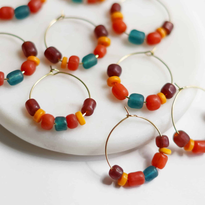 Sunrise Ellen Hoop Earrings