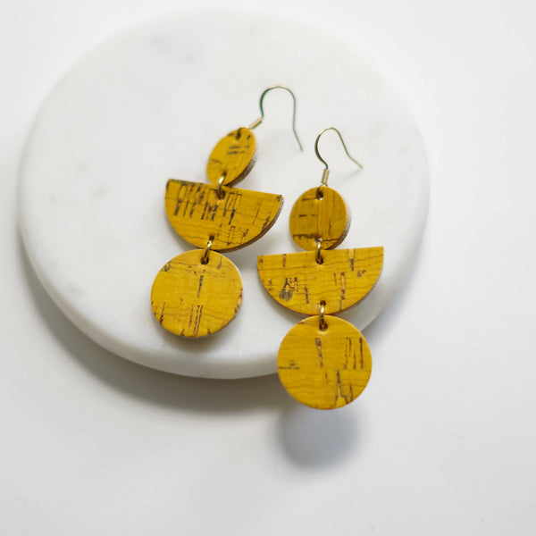 Yellow Lark Earrings