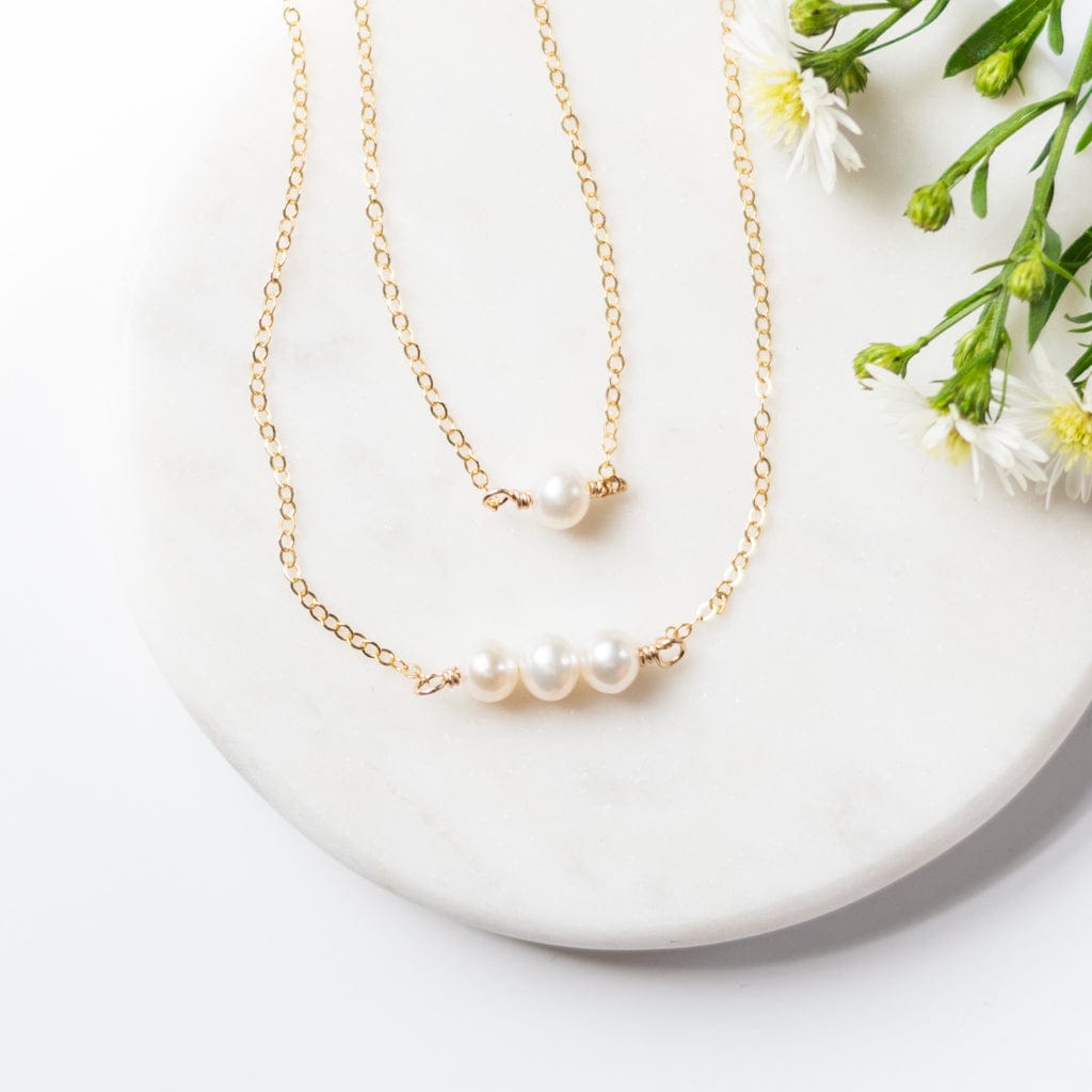 Abigail Pearl Necklace – Sela Designs