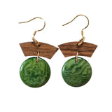 Green Willow Earrings