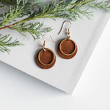 Cognac Wren Earrings