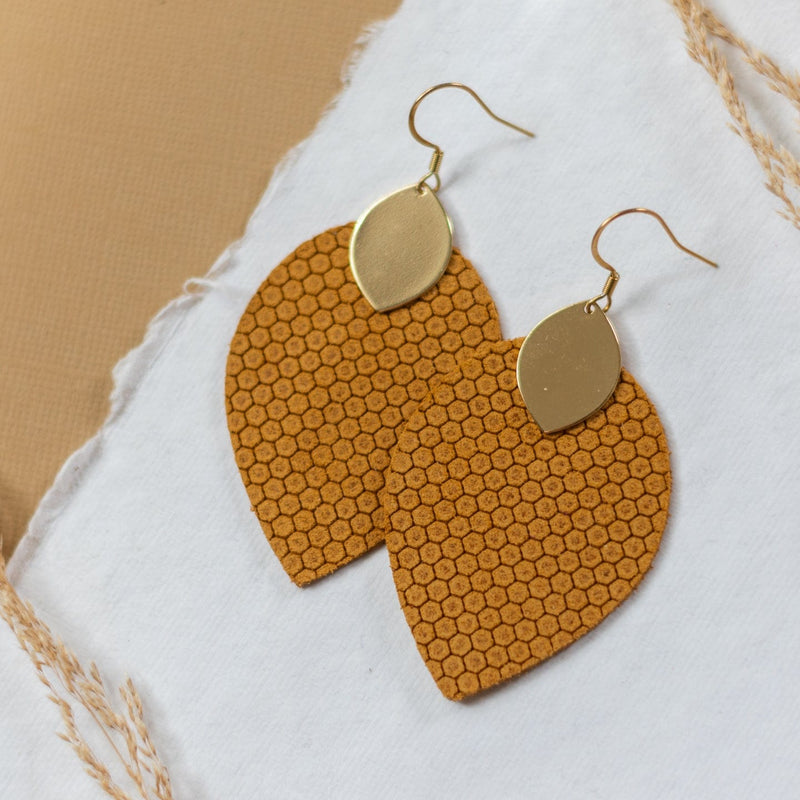 Honey Mustard Cora Earrings