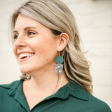 sela designs dark green fall earrings